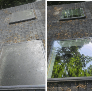 window cleaning before after